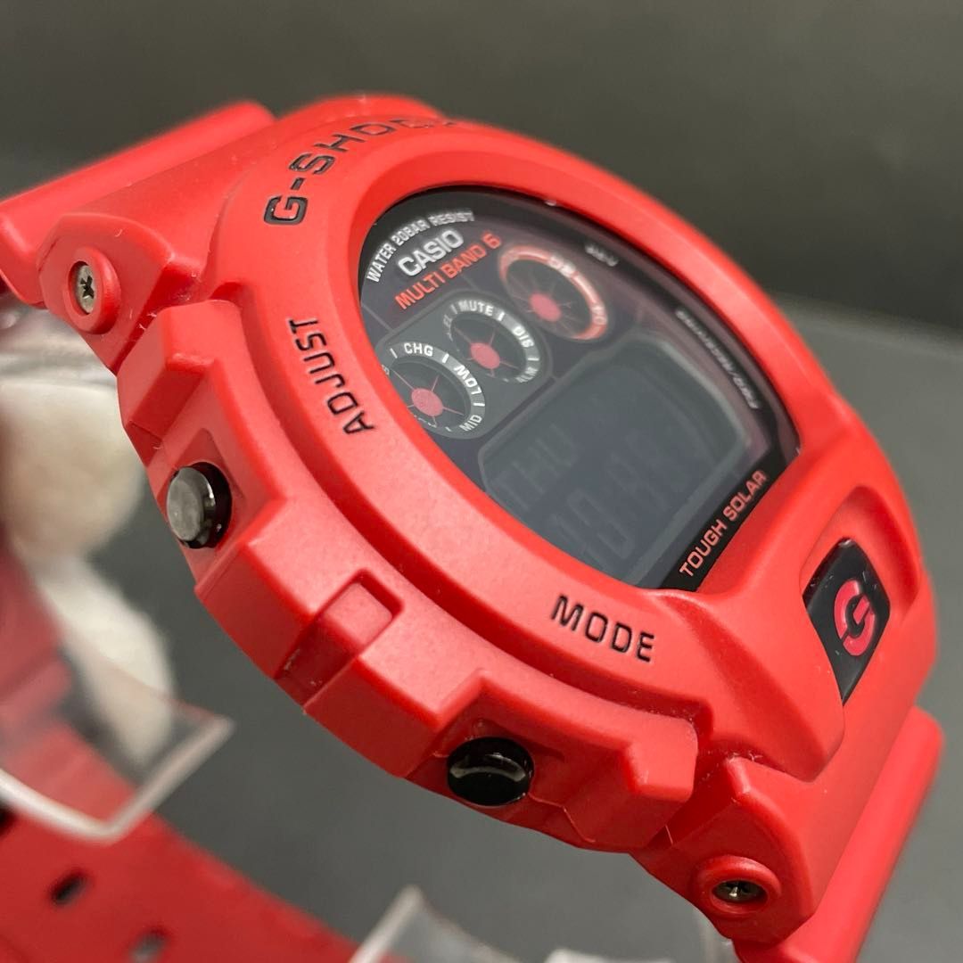 GW-6900RD-4JF バーニング・レッド 反転液晶 電波ソーラー マルチ