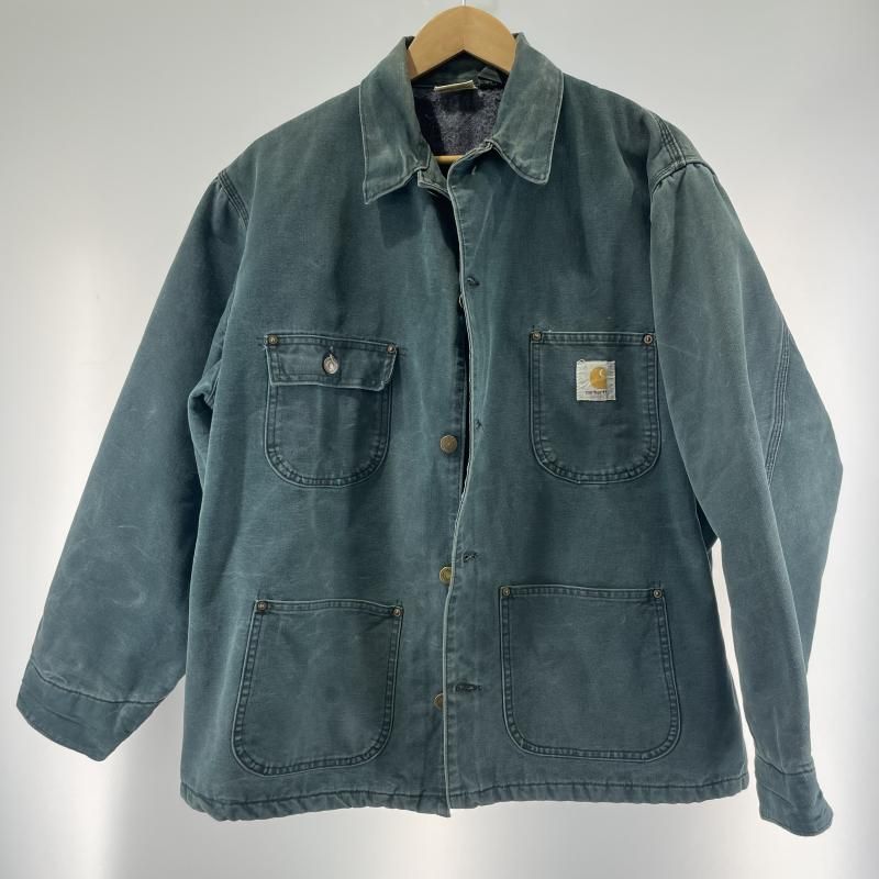 中古】80-90s Carhartt ミシガンチョアコート サイズ不明 グリーン [19