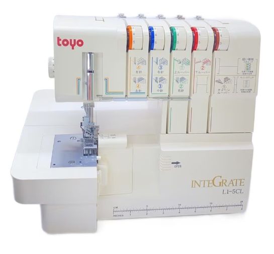 送料無料】TOYO L1-5CL カバーステッチ ミシン 複合機 ロックミシン 