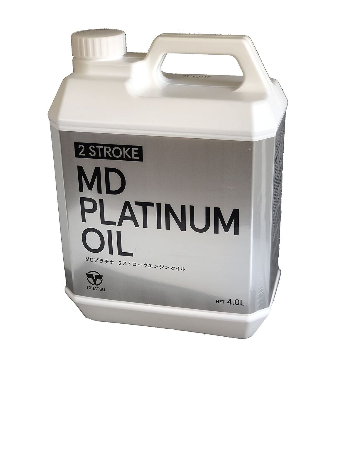 新品 トーハツ　２ストローク＆ＴＬＤＩ船外機用　ＭＤプラチナオイル　４，０Ｌ