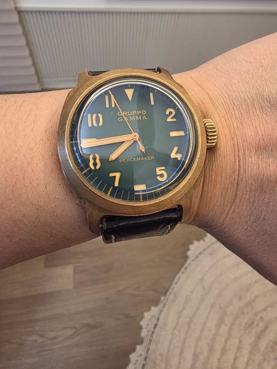 판|교 그루포 GAMMA ガンマ 녹판 オート 시계