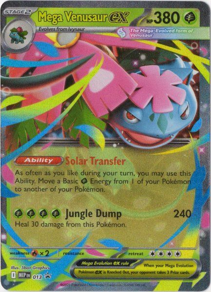 ポケカ フシギバナ 海外版 venusaur メガフシギバナex 海外版 英語版 プロモ Mega Venusaur ex - MEP013