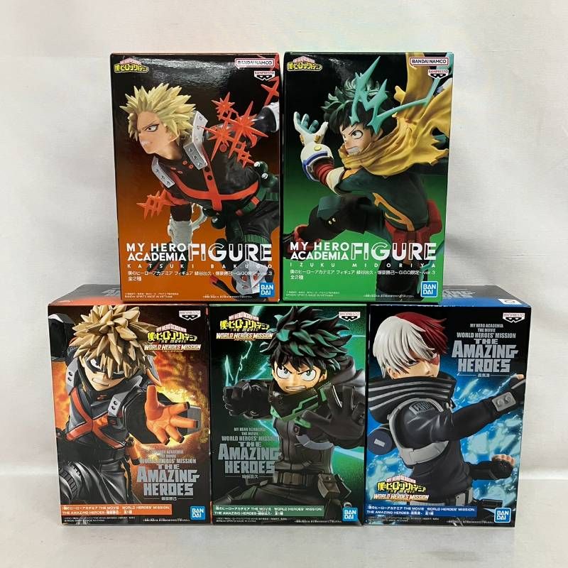 僕のヒーローアカデミア フィギュア ヒロアカ 5体セット - 緑谷出久 爆