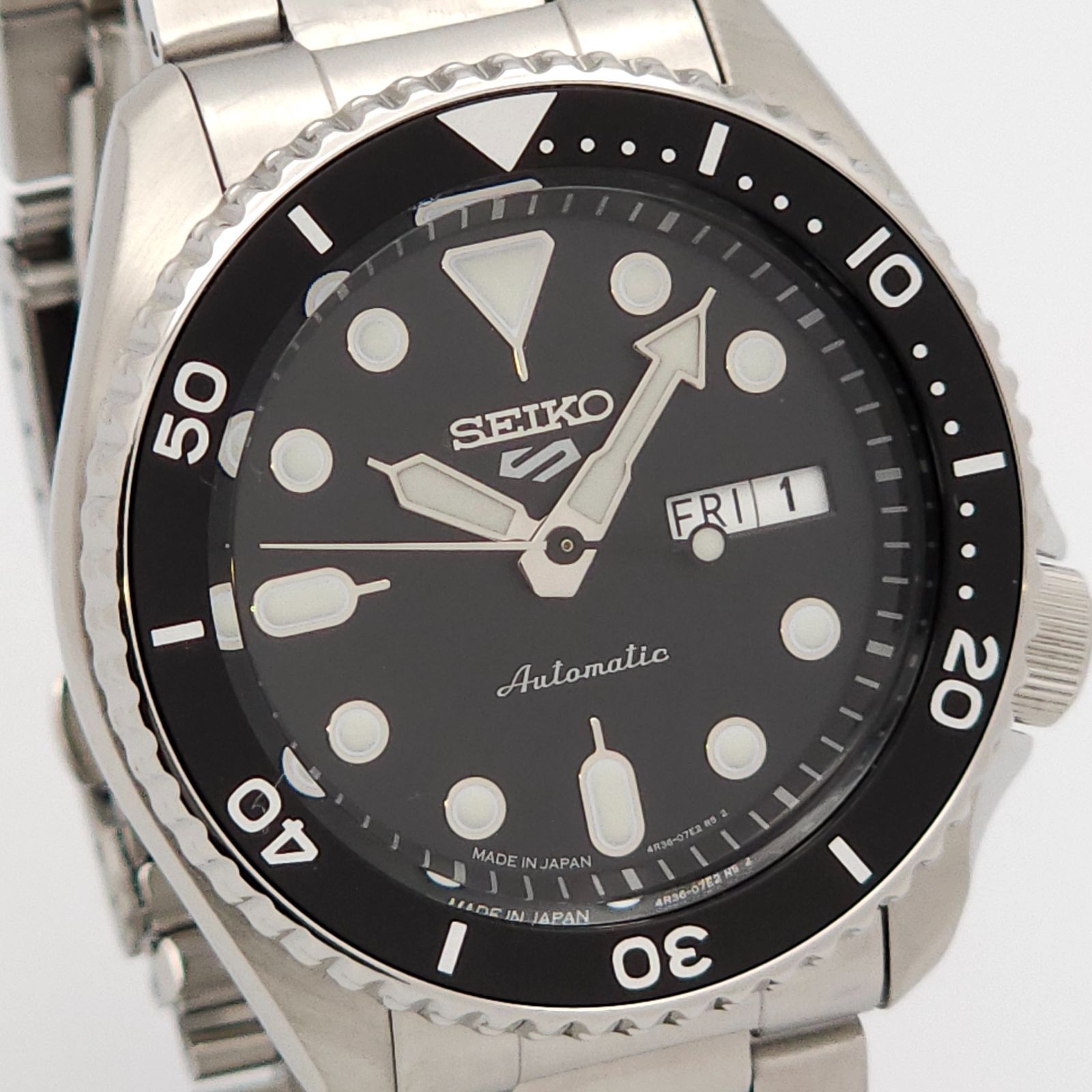 ☆極美品 SEIKO セイコー ファイブスポーツ 4R36-07G0 自動巻 動作品