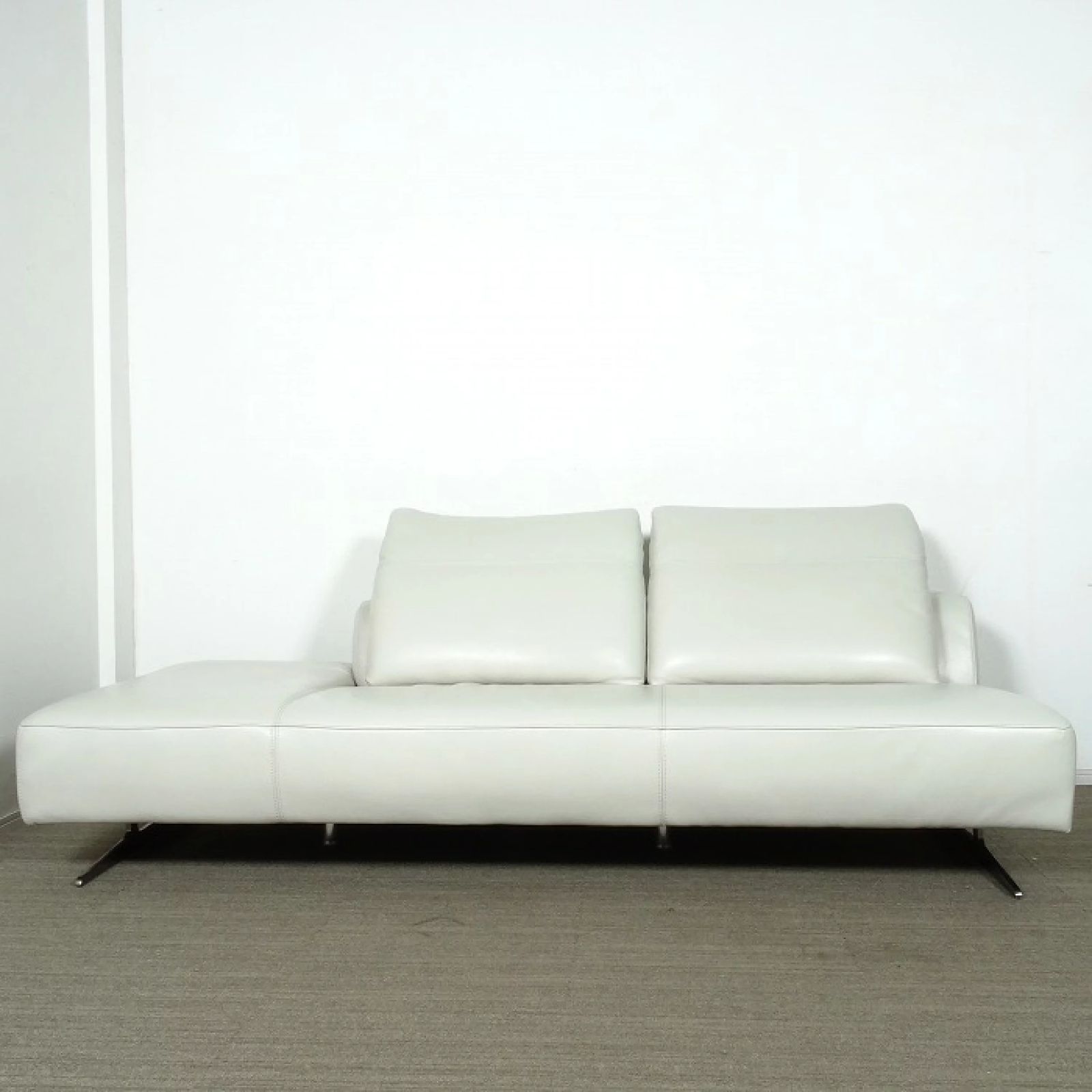  ◾︎SELUNO◾︎ 展示品 IDC OTSUKA IDC大塚家具 L|S 59 | エルエス59 カウチソファ - オットマン | 本革 45万 x794 ナチュラルソファベッド 2人掛け 3人掛けソファ ソファ ソファベッド