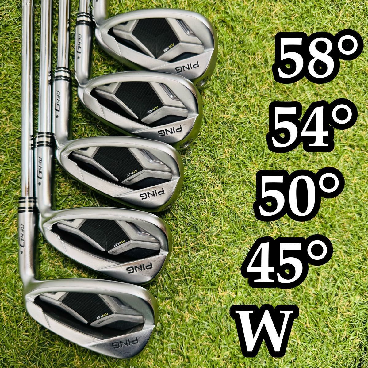 豪華9本】ピン G430 黒ドット メンズアイアンセット スチール S - メルカリ