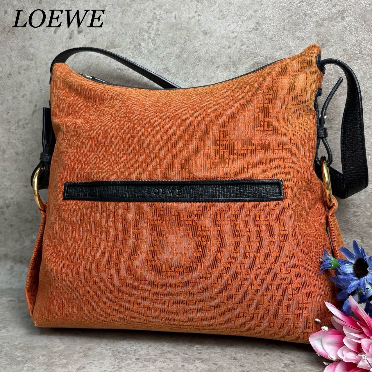 ✨良品✨LOEWE ロエベ ワンショルダーバッグ トートバッグ ジャガード 