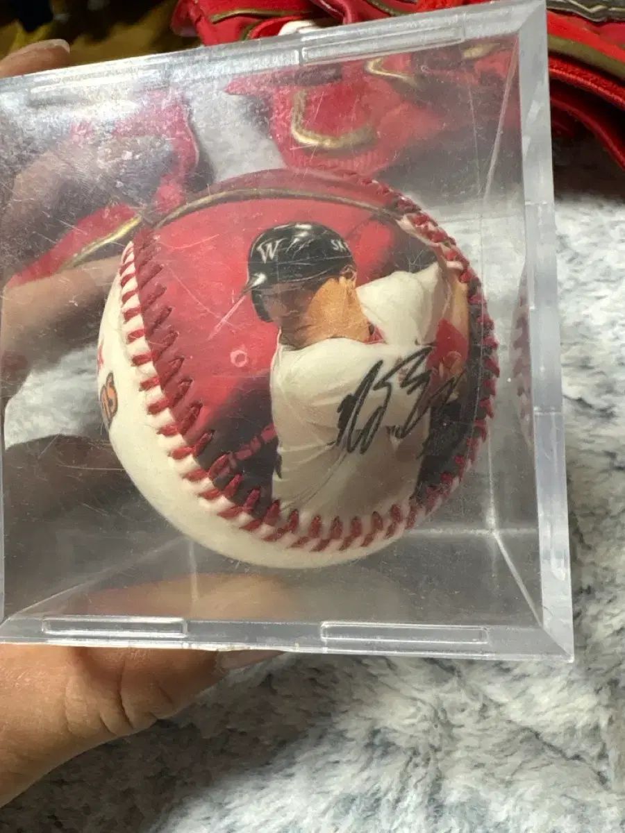 チェ・ジョン ムーン・スグォン ハン・ドンミン サインボール SK