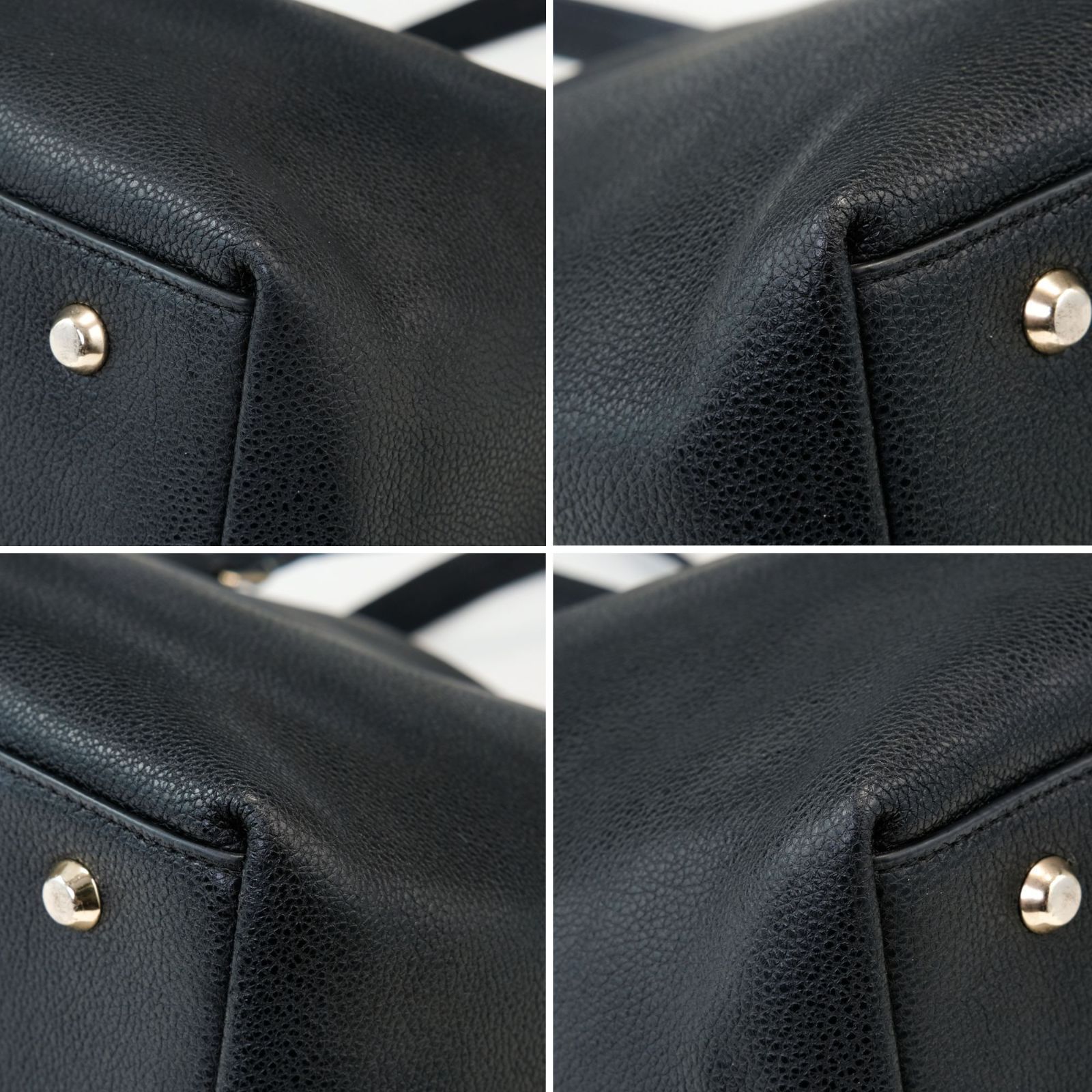 Paul Smith ポールスミス インレイドストライプハンドル レザー トート