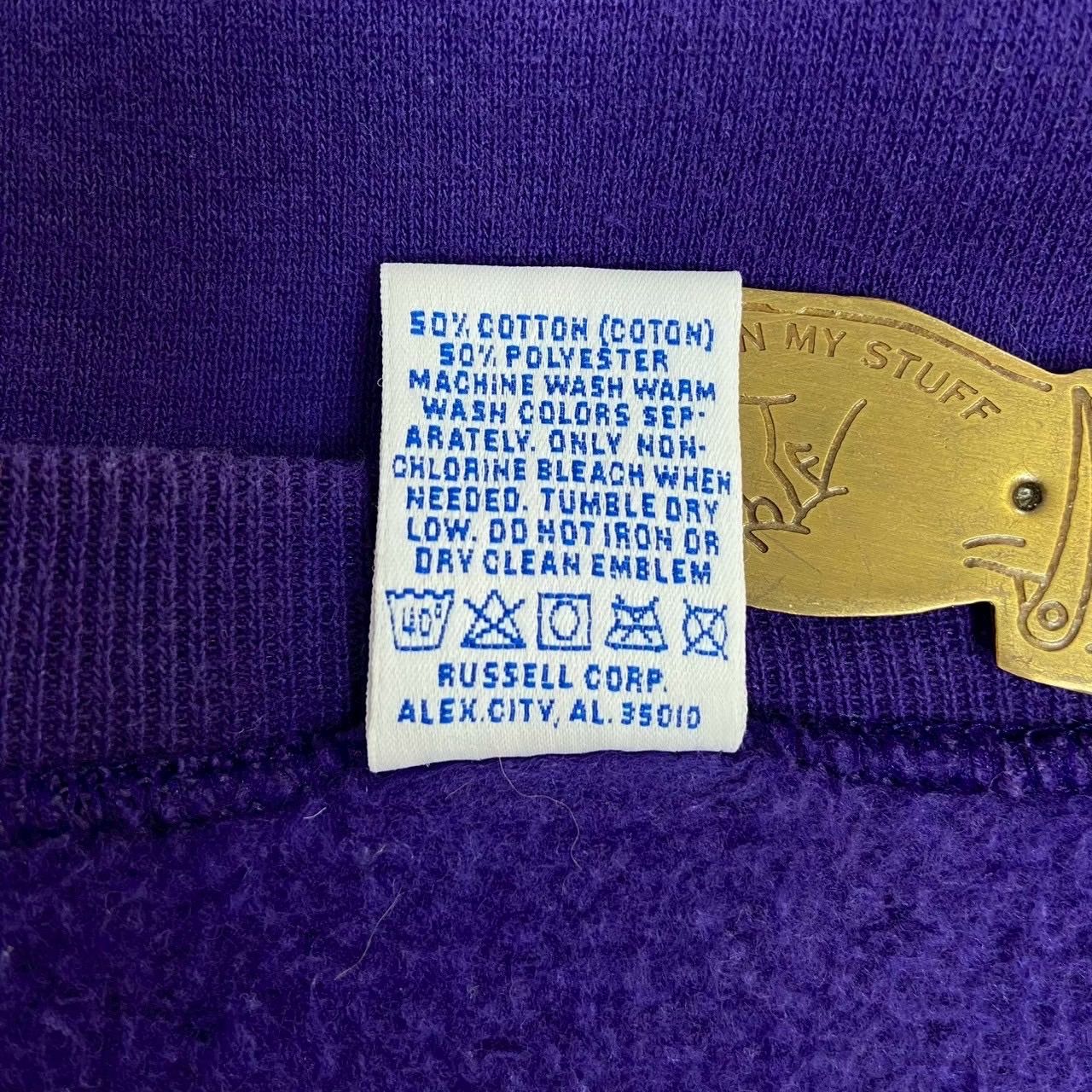 OLD RUSSELL ATHLETIC 90s ラッセル アスレティック 米国製 紫 