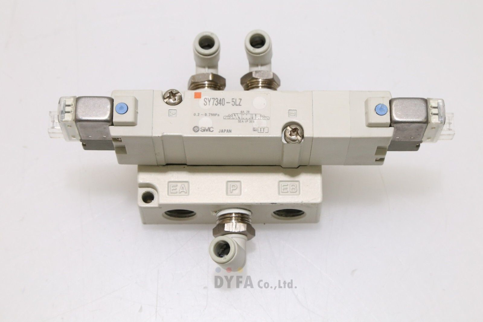 SMC SY7340-5LZ ダブルソレノイドバルブ（マニホールドブロック付き