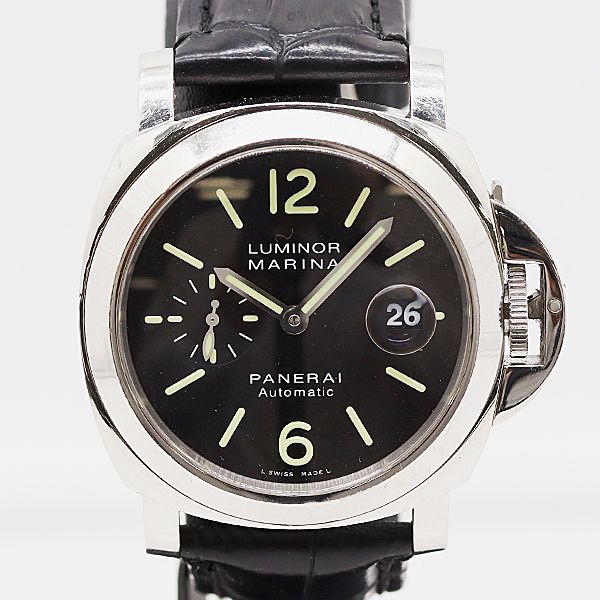 保| 稼働 パネライ ルミノール PAM00104 OP6763 BB1840107 S1342|2000 AT|自動巻 黒文字盤 メンズ 腕時計 0033330 2ERT MTY ABC18730