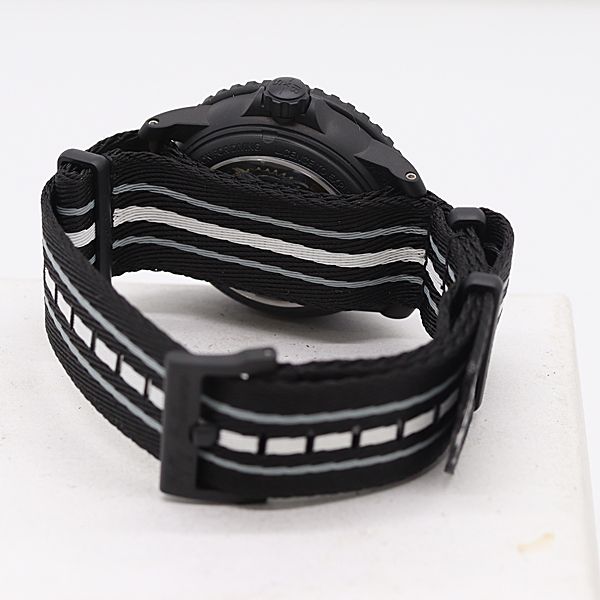  保| 稼働 ブランパン×スウォッチ パシフィックオーシャン S035B400 AT|自動巻 黒 メンズ腕時計 0047300 2BKT MTY ABC18724 オックスフォード 自動巻き時計 腕時計(アナログ)