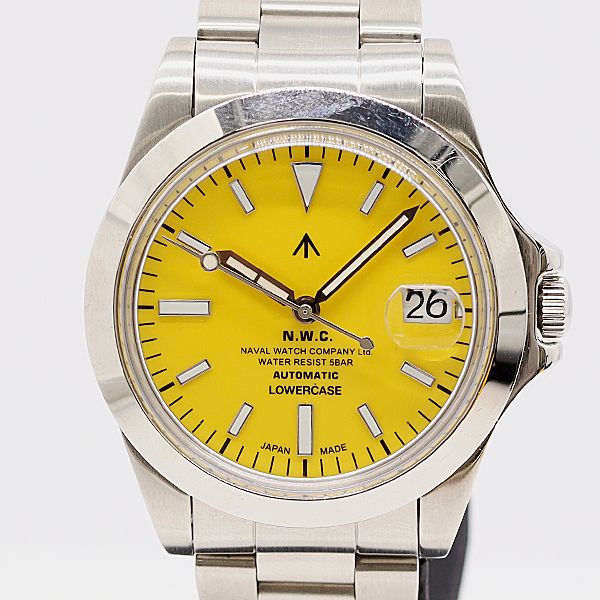 稼働 N.W.C 280142 FRXA015 AT|自動巻 メンズ 黄文字盤 腕時計 0079200 2BKT MTY ABC18745