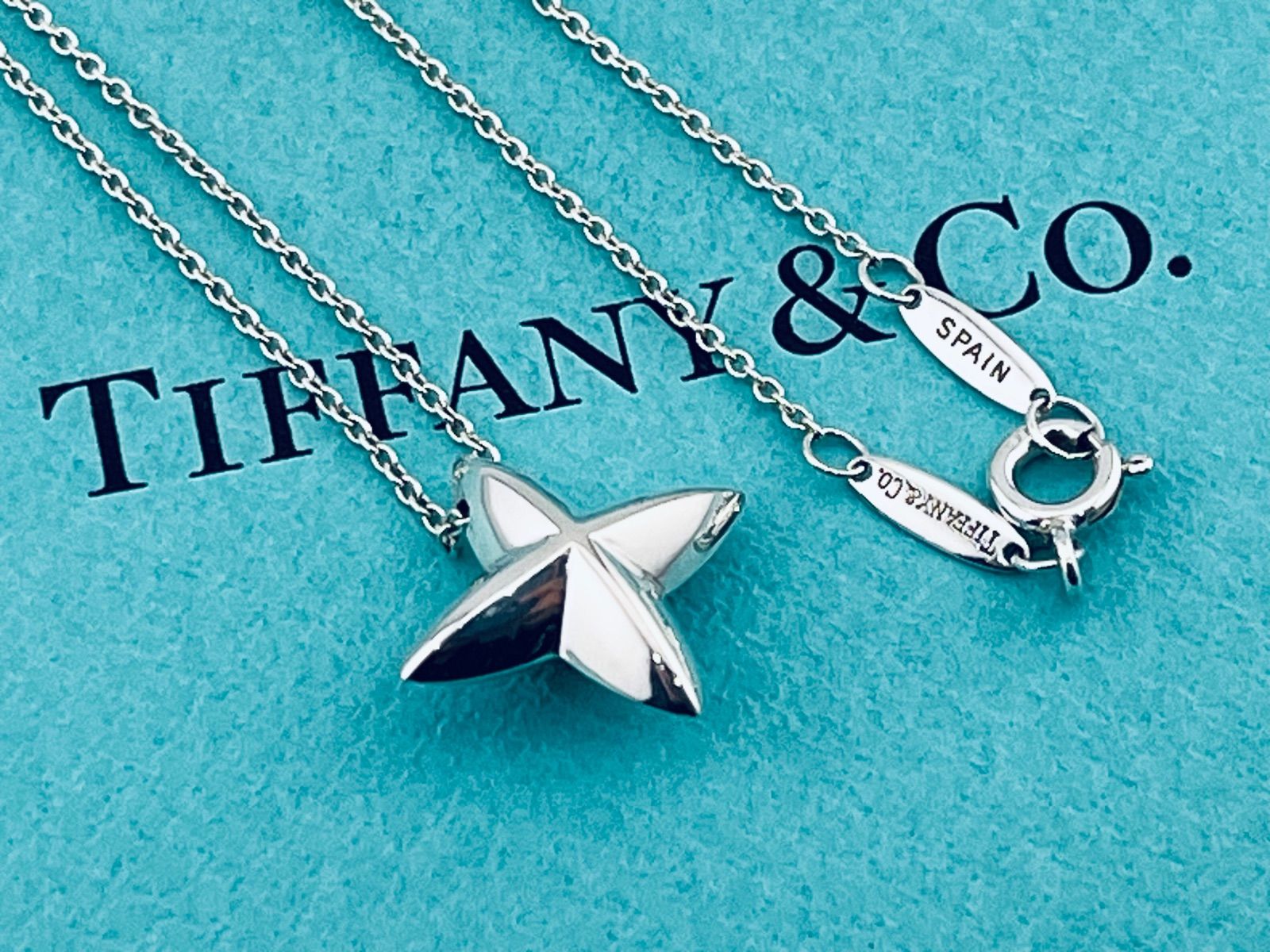 a207 美品 Tiffany&Co. ティファニー シリウススター ネックレス