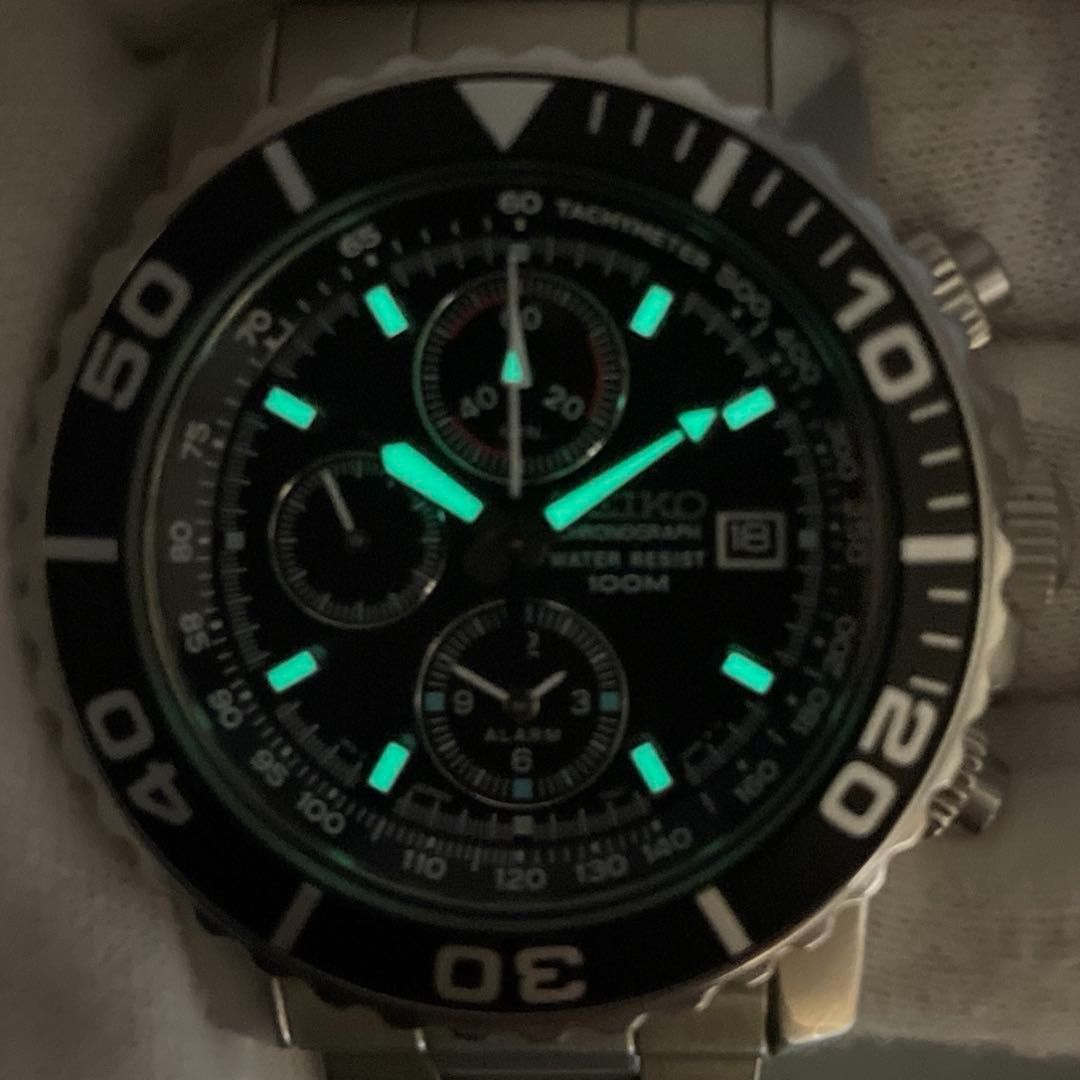 SEIKO ダイバーズ クロノグラフ アラーム 7T62-0CV0/SNA225P セイコー