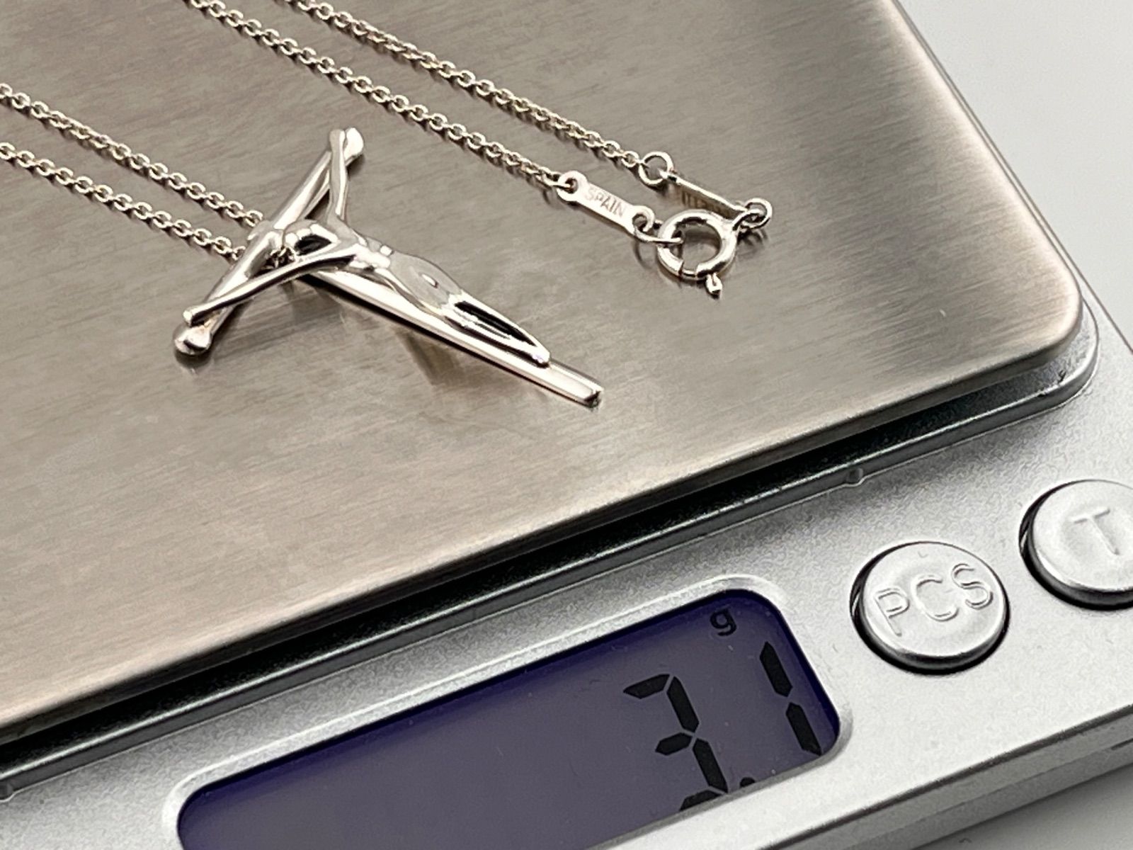 TIFFANY&Co. ロザリオ ネックレス廃盤 シルバー925 チェーン社外
