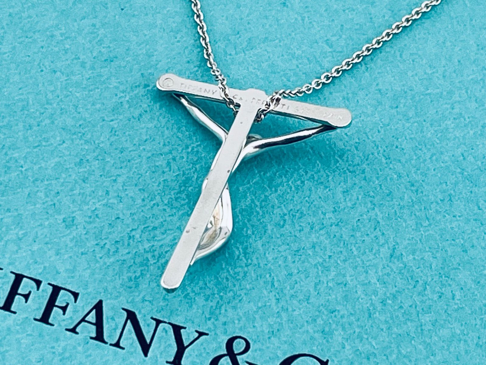 TIFFANY&Co. ロザリオ ネックレス廃盤 シルバー925 チェーン社外