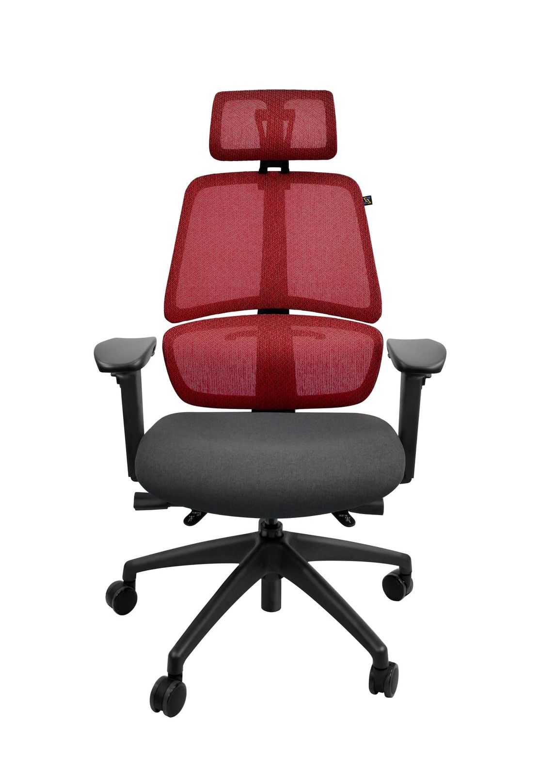 ヘッドレスト付きバックレスト単体 レッド