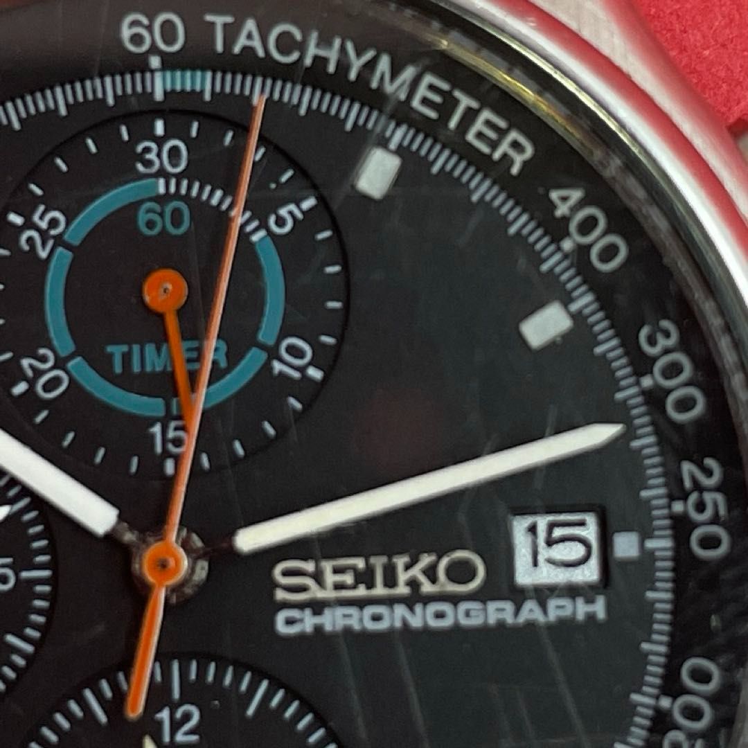 SEIKO スピードマスター 7T42-6A10 クロノグラフ アラーム セイコー