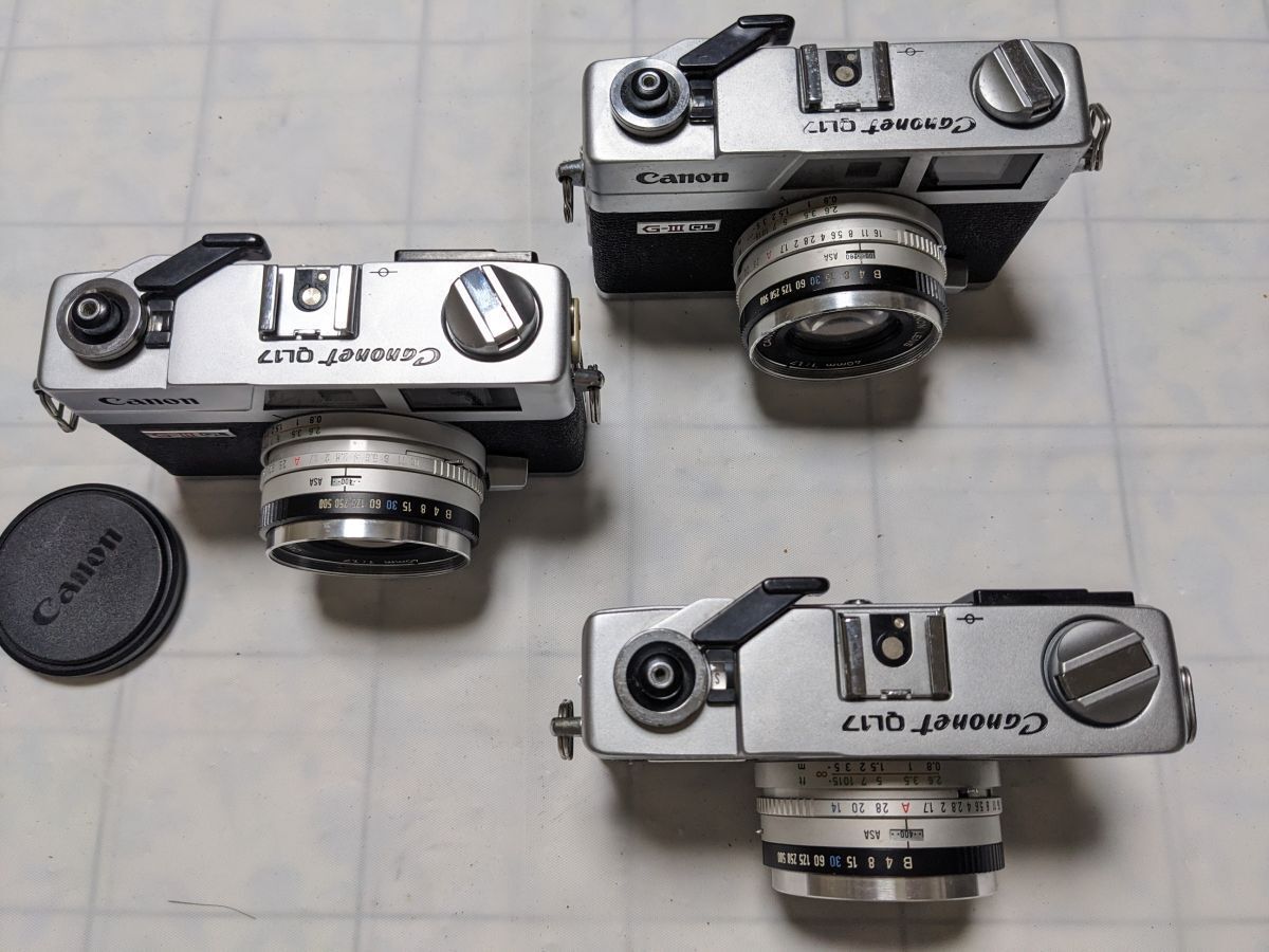 訳あり品◆Canon Canonet QL17 G-Ⅲ QL ジャンク @c04 ☆訳あり実用品☆ キヤノン CANON CANONET QL17 G-III ☆動作品 #N0808