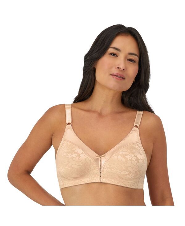 バリ レディース アンダーウェア ブラジャー Bali Womens Double Support Spa Closure Wireless Bra 3372 Softaupe Nude 4 トープ
