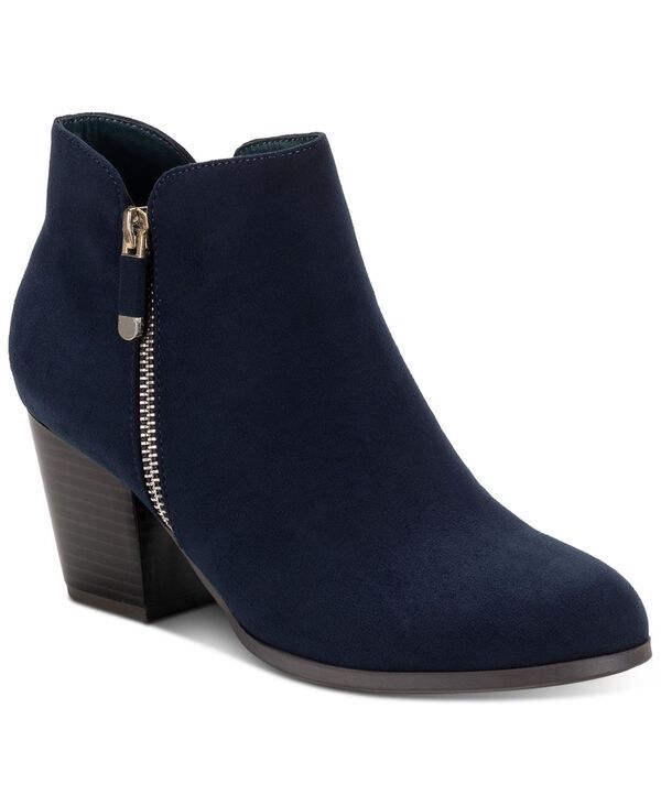 スタイルアンドコー レディース シューズ ブーツ・レインブーツ アンクル Style Co Womens Masrinaankle Booties Navy Microsuede ネイビー