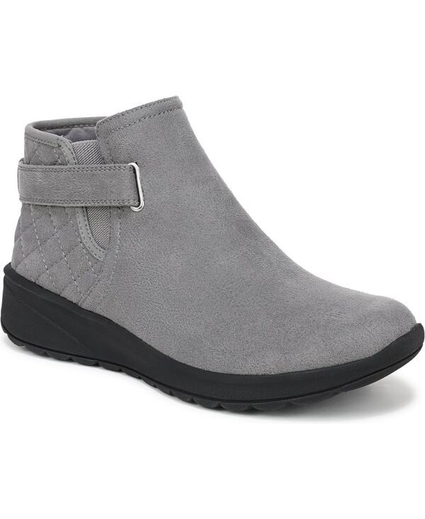 ライフストライド レディース シューズ ブーツ・レインブーツ LifeStride Womens Gaze Washable Zipper Short Booties Graphite Microfiber グラファイト