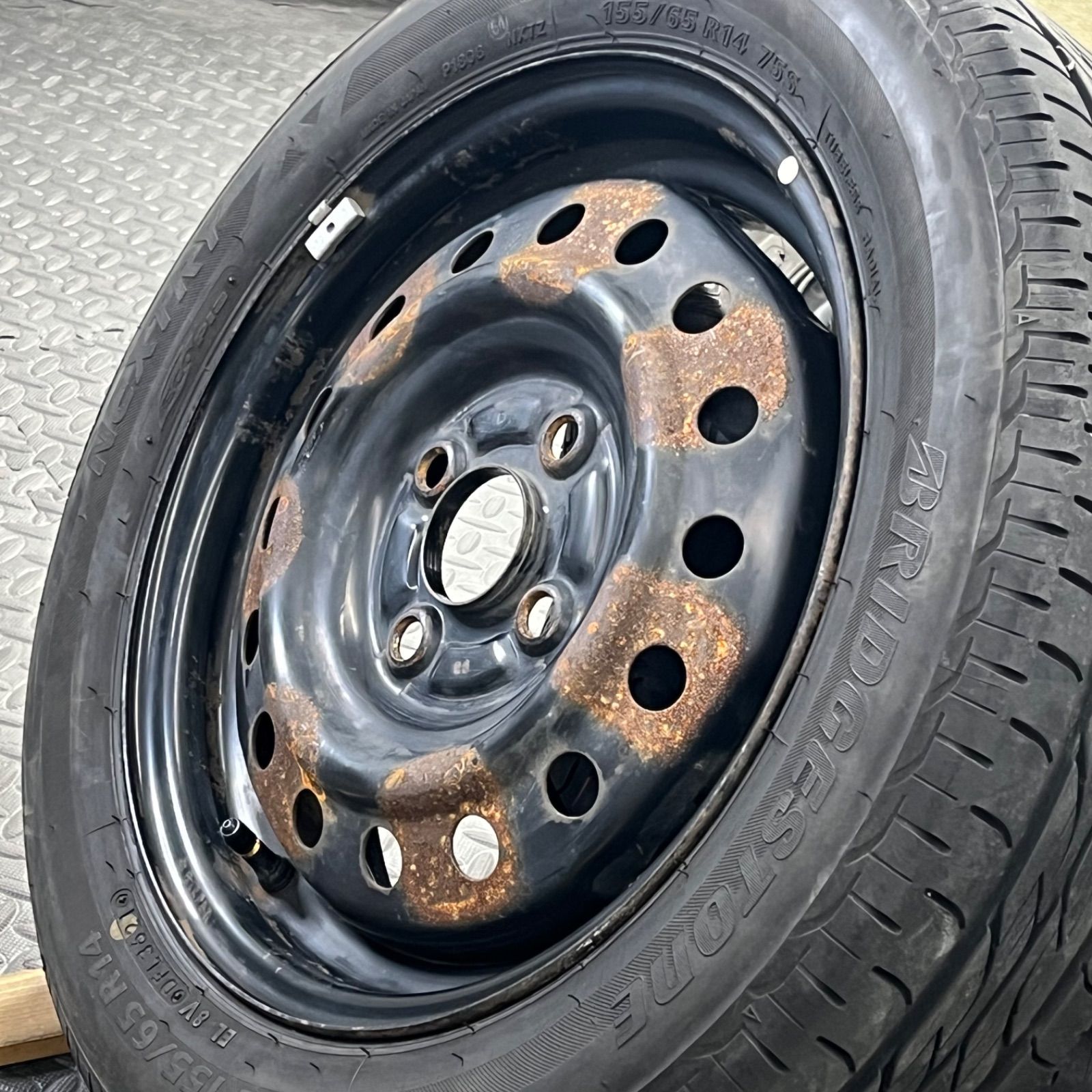 21/22年製 155/65R14 ブリヂストン ネクストリー ダイハツ タント 