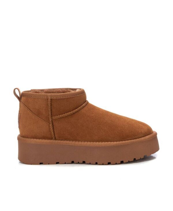 キシタイ レディース シューズ ブーツ・レインブーツ スエード ブーツ XTI Womens Winter Suede Booties By Camel キャメル