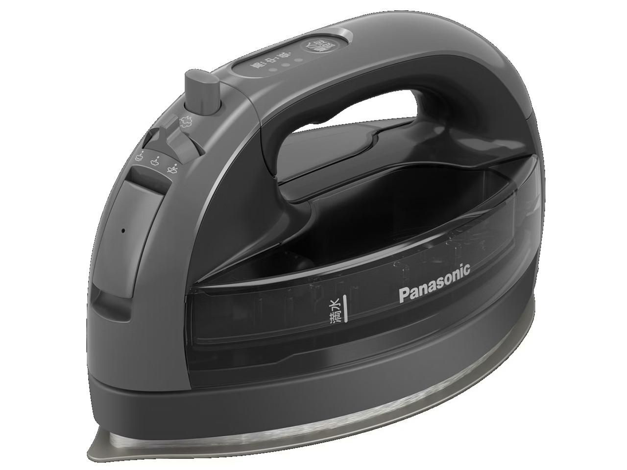 3営業日で発送 PANASONIC パナソニック コードレススチームアイロン グレー