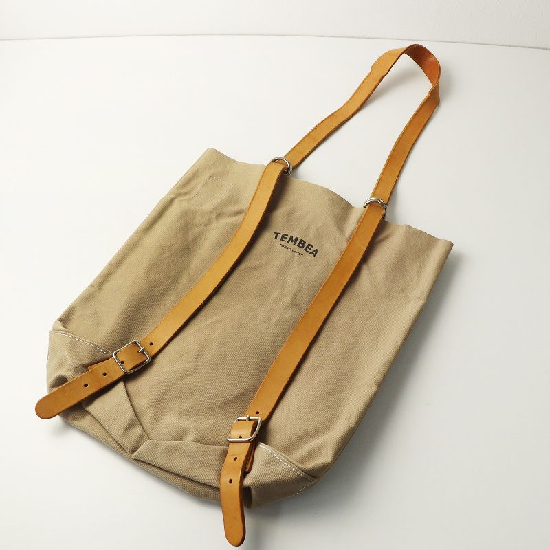 テンベア TEMBEA コットンキャンバス スクールバッグ school bag 