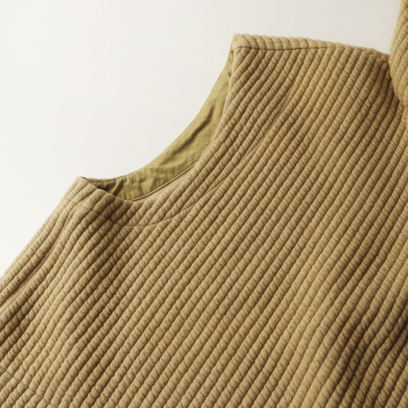 美品 定価20900円 2024AW シワリーフルイド SIWALY fluid  キルティングフーディーベスト F ベージュ┃トップス【2400014817874】 美品 定価20900円 2024AW シワリーフルイド SIWALY fluid キルティング