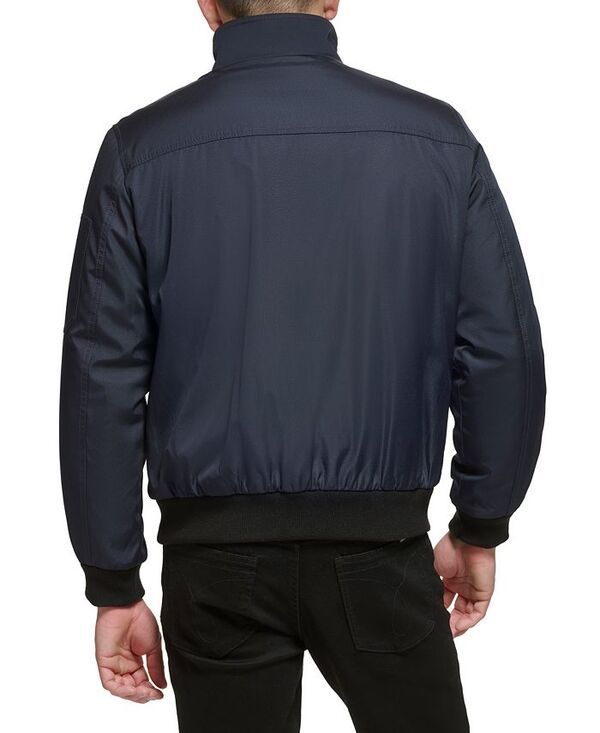 カルバンクライン メンズ アウター ジャケット・ブルゾン ジャケット Calvin Klein Mens Classic ZipFront Ripstop Bomber Jacket True Navy ネイビー