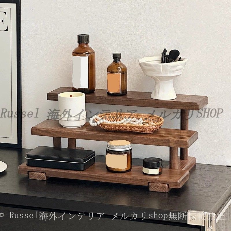 木製ラック ウッドシェルフ おしゃれ ディスプレイ シェルフ