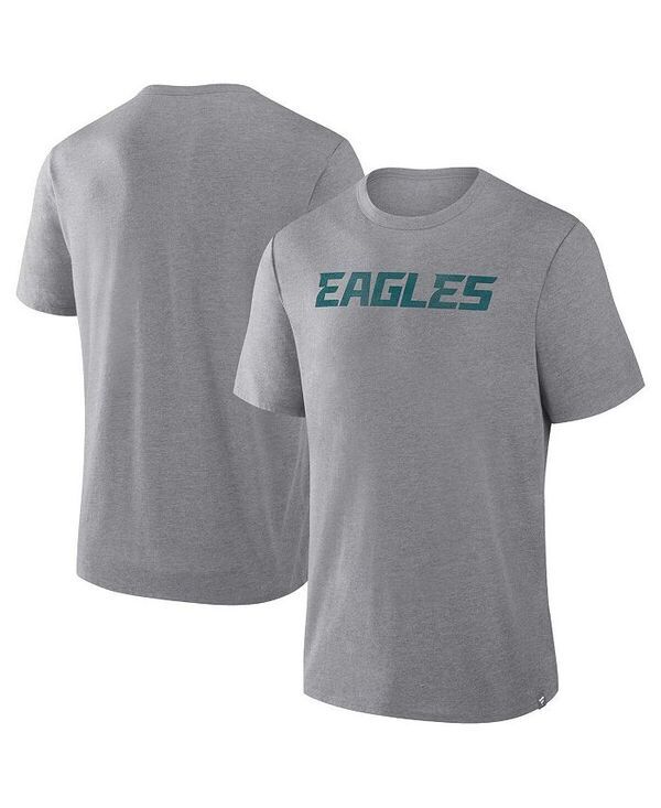 ファナティクス メンズ トップス Tシャツ Fanatics Mens Heather Gray Philadelphia Eagles TriBlend TShirt Heather Gray グレー