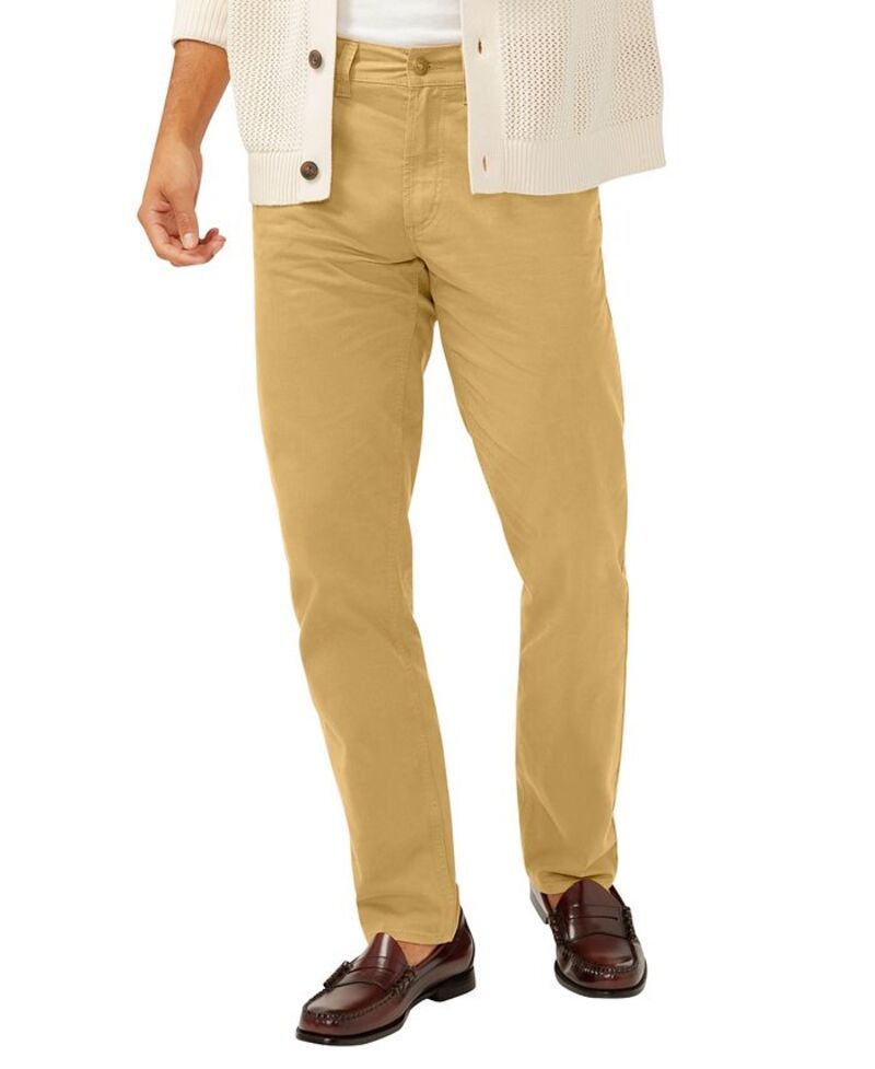 シルバー ジーンズ メンズ ボトムス カジュアルパンツ パンツ Silver Jeans Co Mens Eddie Classic Athletic Fit Tapered Leg Essential Twill Pants Tan タン