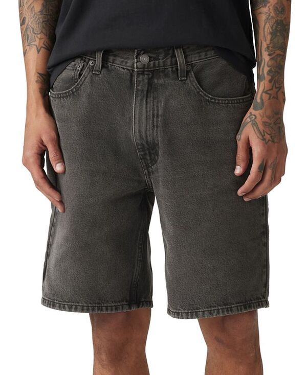 リーバイス メンズ ボトムス ハーフパンツ・ショーツ ショートパンツ Levis Mens 454 RelaxedFit 10 Shorts Overnight Bag T3