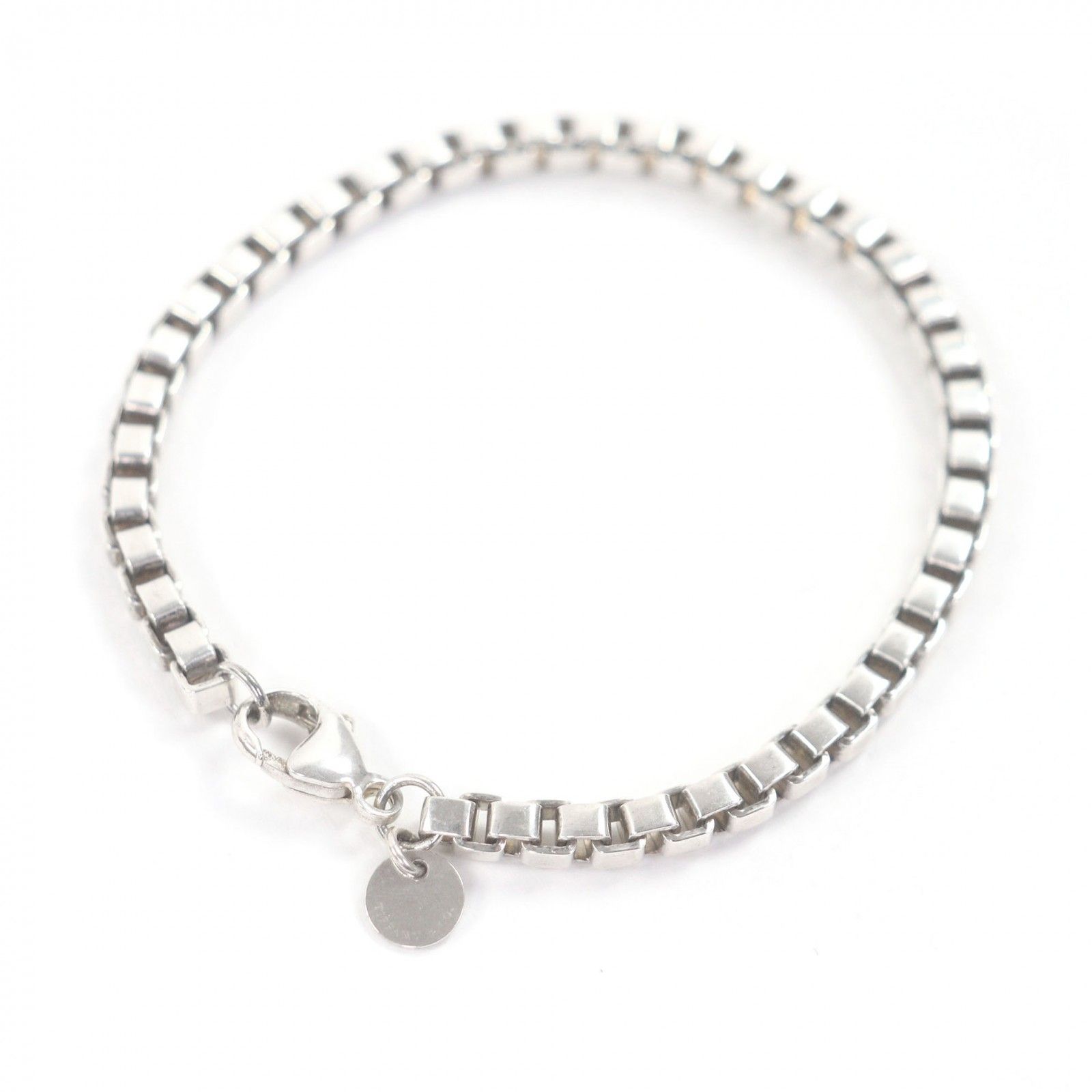 美品□TIFFANY&Co. ティファニー ベネチアン SV925 チェーン 