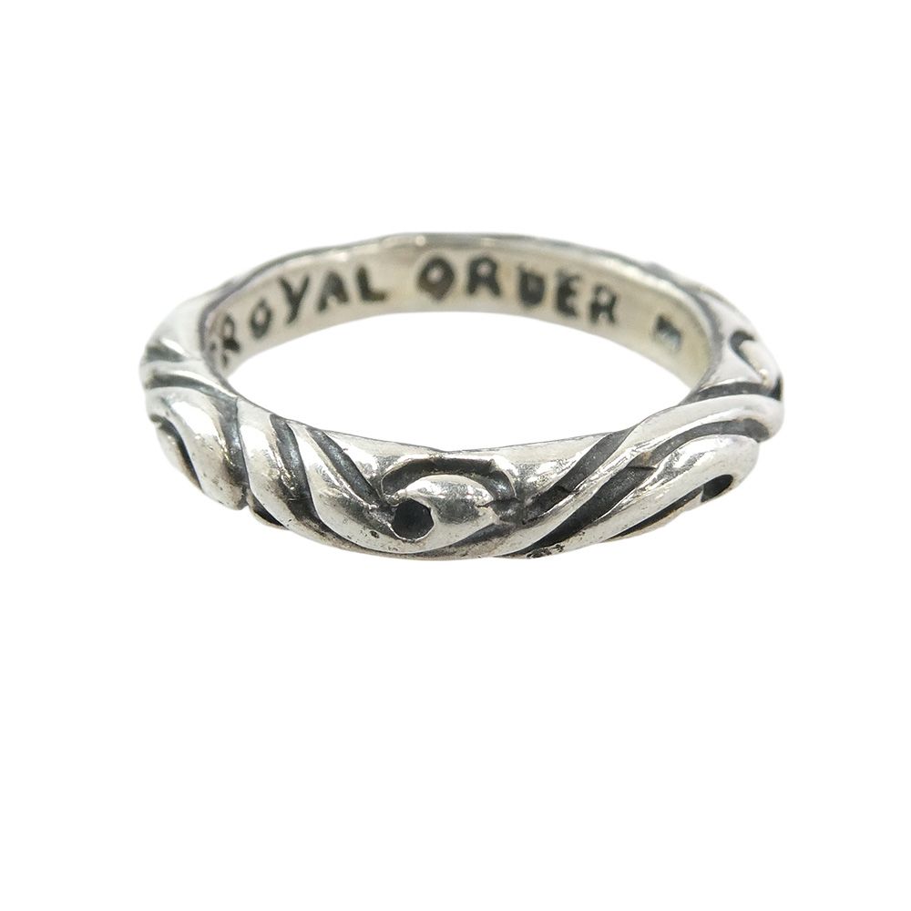 ROYAL ORDER ロイヤルオーダー BAND リボン バンド リング シルバー系 