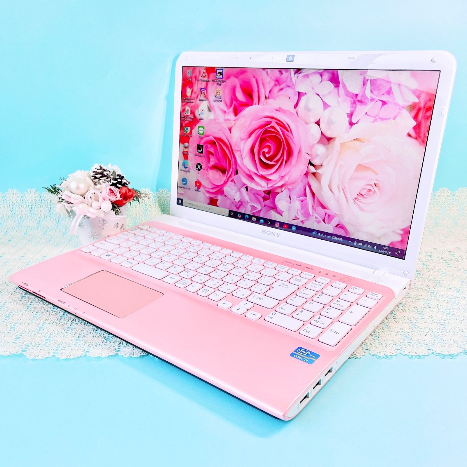 美品✨ピンクVAIOノート SSD480GB✨初期設定済 - メルカリ