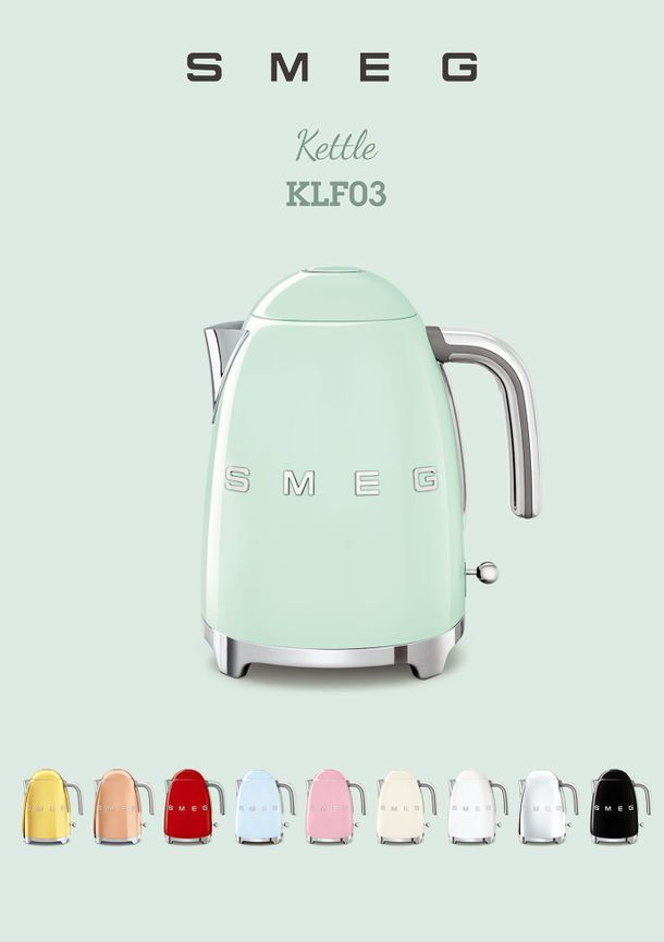 Smeg 電気ポット smeg ケトル SMEG KETTLE ケトル MatteWhite マット