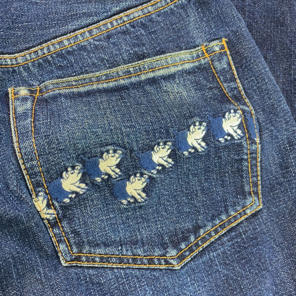 04w6136▽※【中古】STUDIO D´ARTISAN ステュディオダルチザン デニム