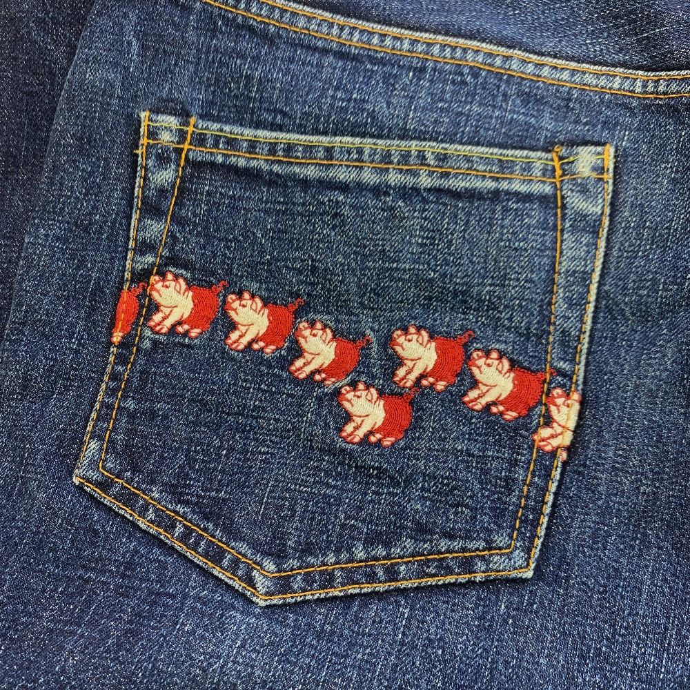 04w6136▽※【中古】STUDIO D´ARTISAN ステュディオダルチザン デニム