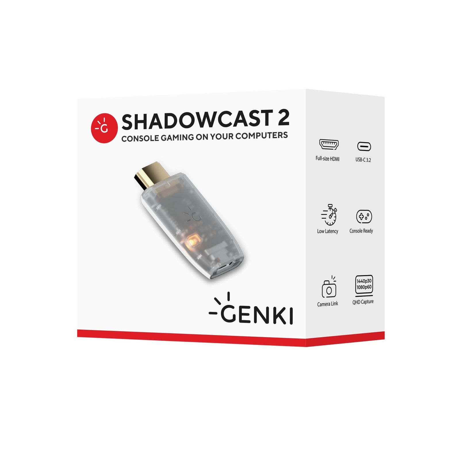 GENKI ShadowCast ゲーム機-PCリンク GENKI ShadowCast Genki Card for