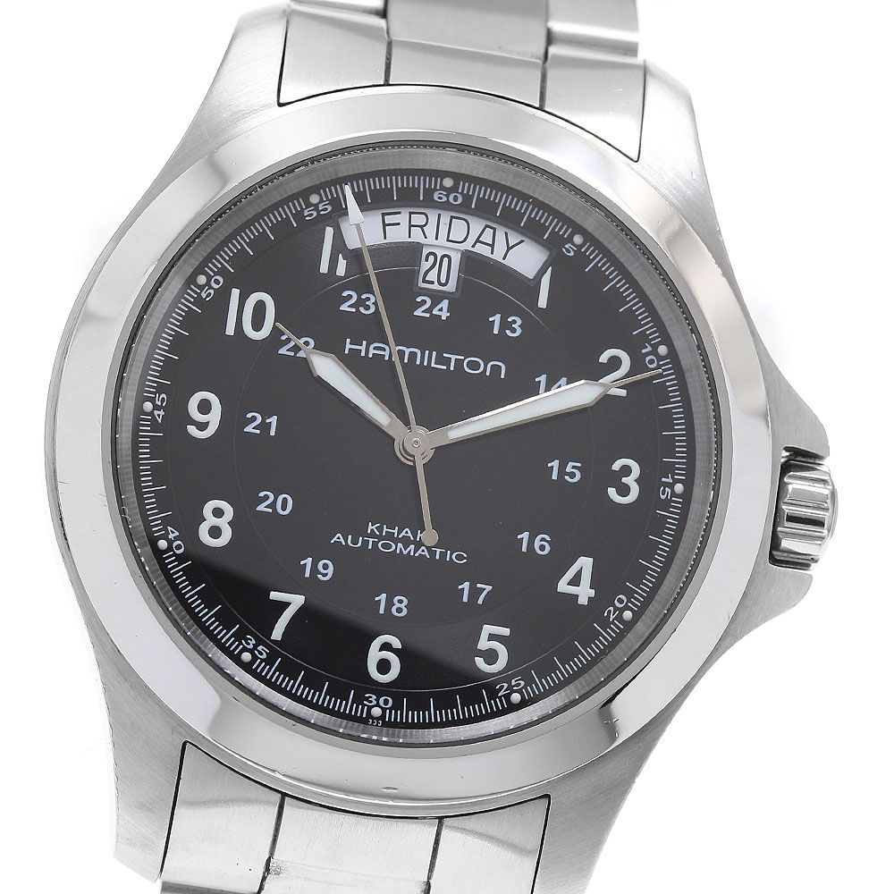 ハミルトン HAMILTON H644550 カーキ キング デイデイト 自動巻き メンズ _936785