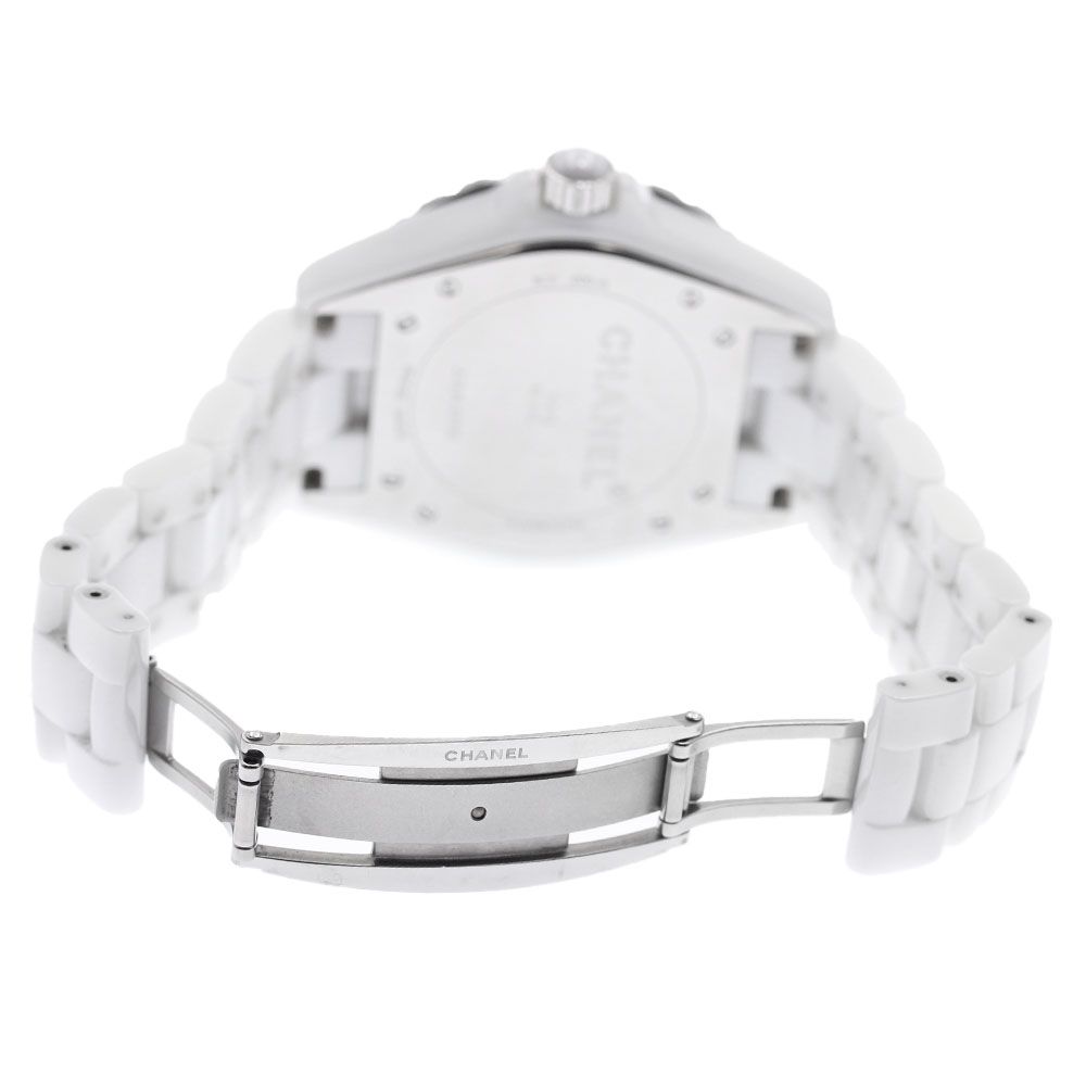  シャネル CHANEL H2981 J12 白セラミック 自動巻き メンズ _940317 スウェット 自動巻き時計 腕時計(アナログ)