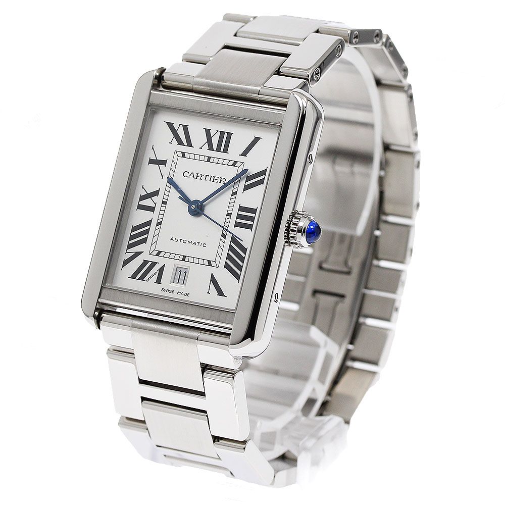  カルティエ CARTIER W5200028 タンクソロ XL デイト 自動巻き メンズ _849532 チェスターコート 自動巻き時計 腕時計(アナログ)