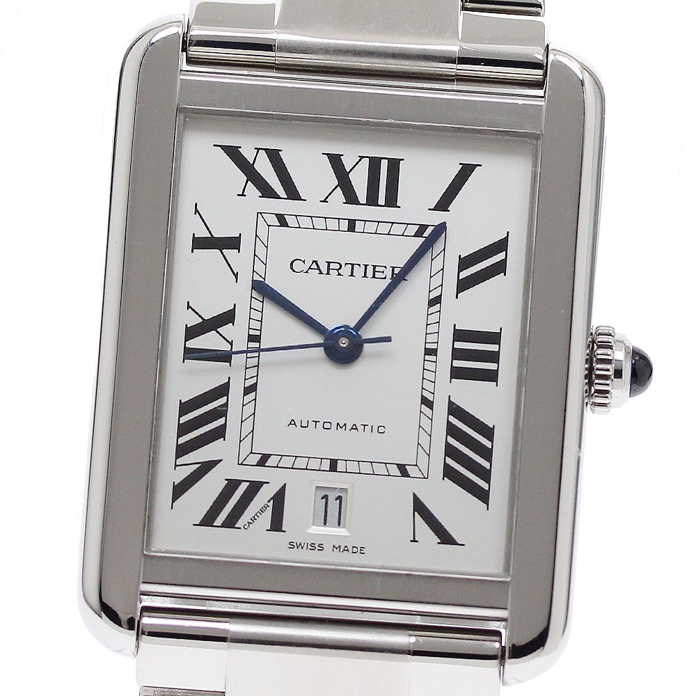 カルティエ CARTIER W5200028 タンクソロ XL デイト 自動巻き メンズ _849532