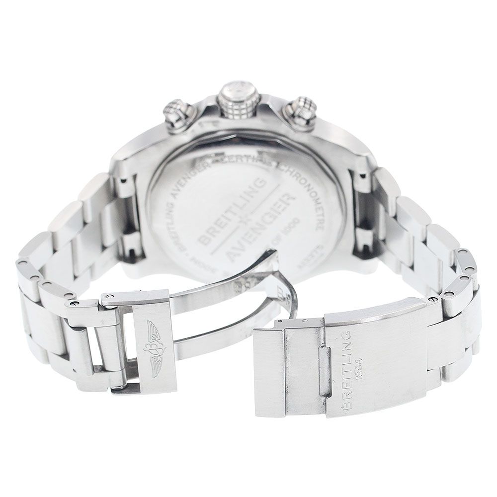  ブライトリング BREITLING A13375 スーパーアベンジャー クロノグラフ 48 自動巻き メンズ 箱 保証書付き_937417 チェック柄 自動巻き時計 腕時計(アナログ)